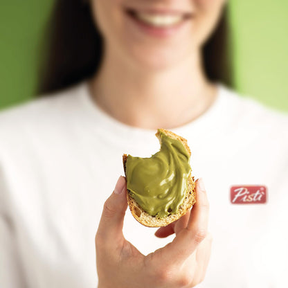 Pisti Cream of Pistachio from Sicily 21.2 Ounce (600g) | Artisanal Italian Nut Spread | Enjoy with Bread and Biscuits