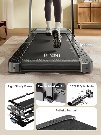 [Warehouse in your area] Folding Treadmill WALKINGPAD (“2-in-1” walking and running model): a compact device for home and office, fits under your desk, with app control and LED display.